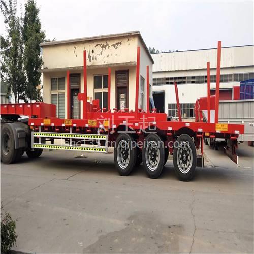 梁運牌13.75米高低板半掛車 高效粉拉物料運輸解決方案